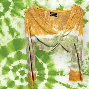 Urban Outfitters Tie-Dye Knit Crop Top